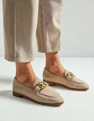 Duchess loafers i läder