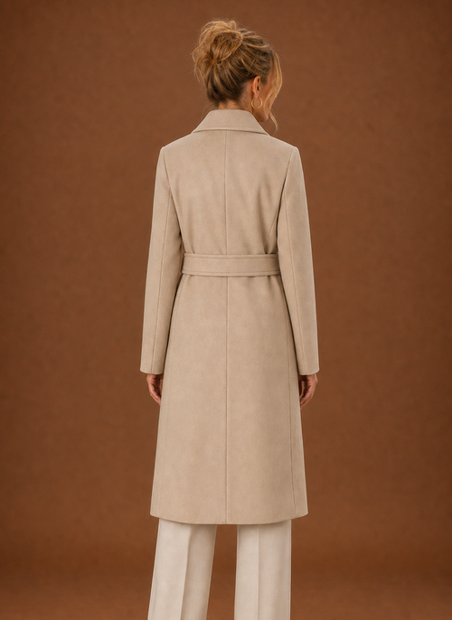 Trenchcoat i trekvartslängd