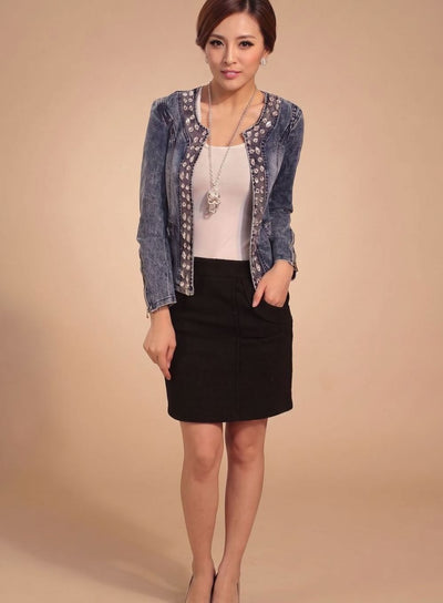 Lena jeansjacka i denim