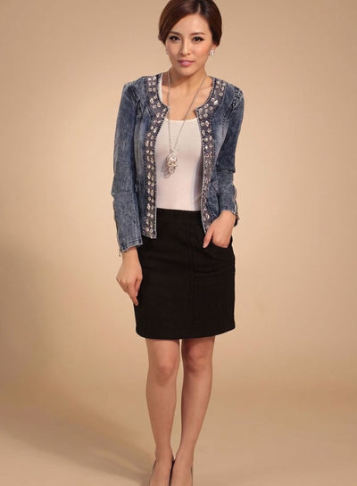 Lena jeansjacka i denim