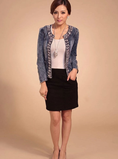 Lena jeansjacka i denim