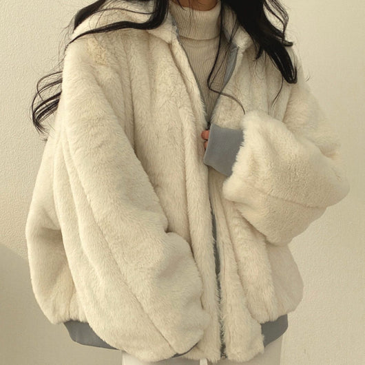 Greta bomberjacka i fleece