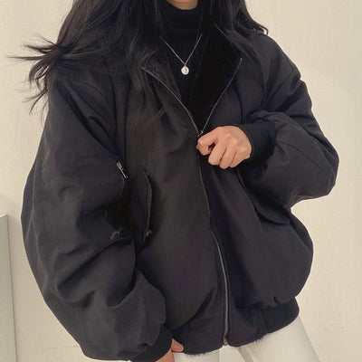 Greta bomberjacka i fleece