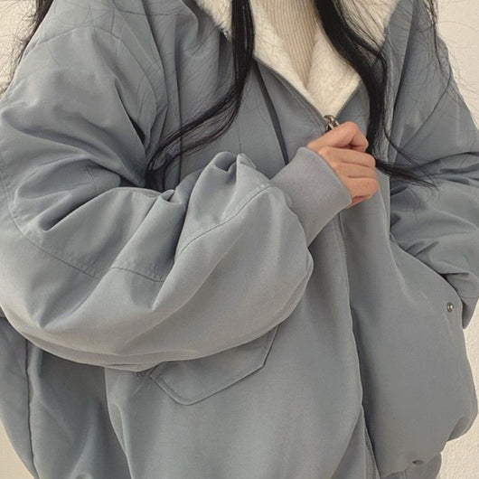 Greta bomberjacka i fleece