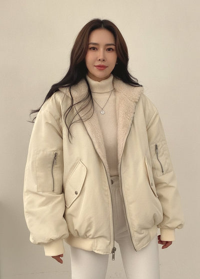 Greta bomberjacka i fleece