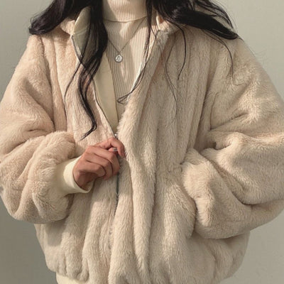 Greta bomberjacka i fleece