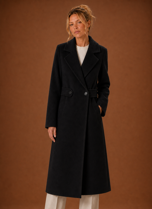 Trenchcoat i trekvartslängd