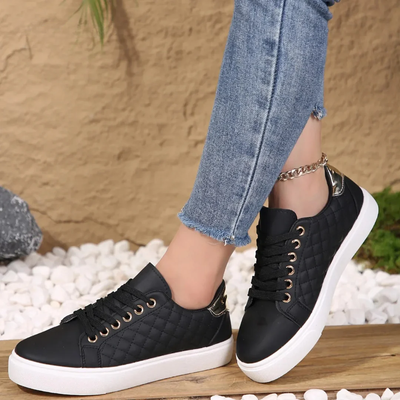 Marion sneakers med quiltad