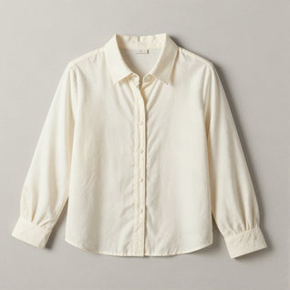 Alva blus med blomtryck