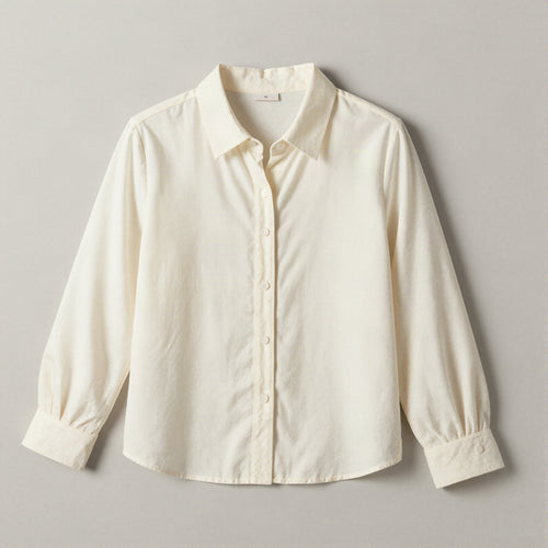 Alva blus med blomtryck