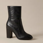 Linnea boots med blockklack – Svart