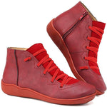 Clara boots i konstläder
