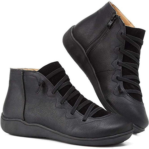 Clara boots i konstläder