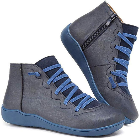 Clara boots i konstläder