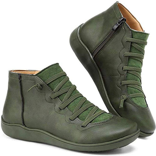 Clara boots i konstläder
