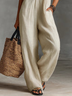 Annika jumpsuit i linne