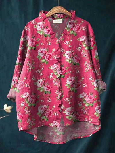 Elisabeth blus i linne