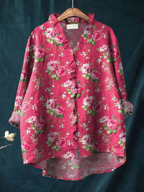 Elisabeth blus i linne
