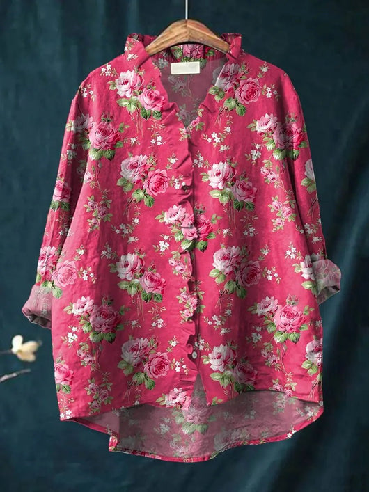 Elisabeth blus i linne