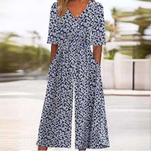 Annika jumpsuit med v-ringning