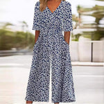 Annika jumpsuit med v-ringning