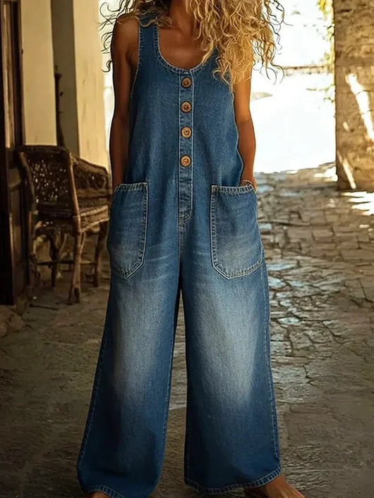 Charlotte jumpsuit i denim