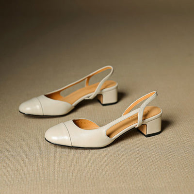 Leonie pumps i läder
