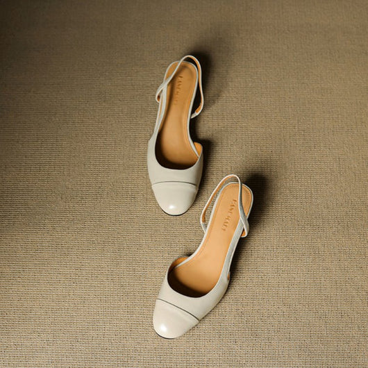 Leonie pumps i läder
