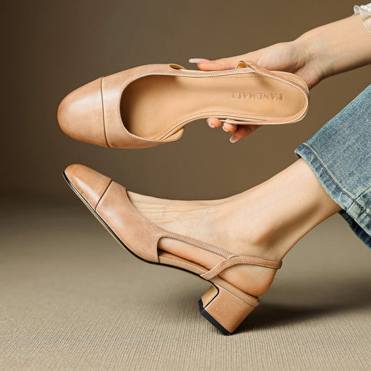 Leonie pumps i läder