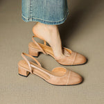 Leonie pumps i läder