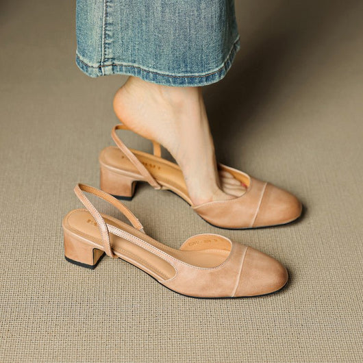 Leonie pumps i läder