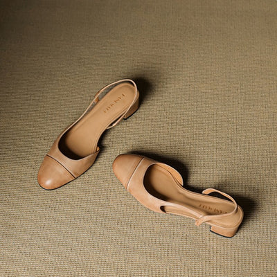 Leonie pumps i läder