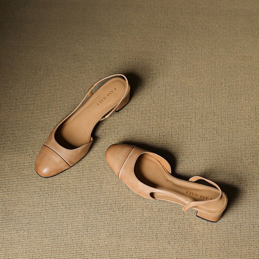 Leonie pumps i läder