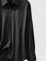 Frieda blus i satin