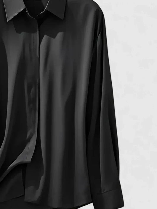 Frieda blus i satin