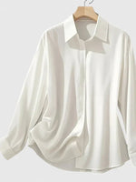 Frieda blus i satin