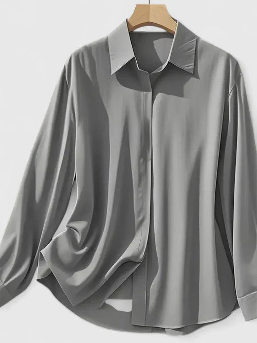 Frieda blus i satin