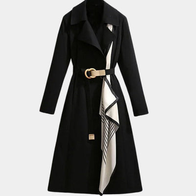Mia trenchcoat med skärp