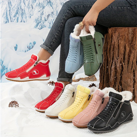 Frieda boots i konstläder