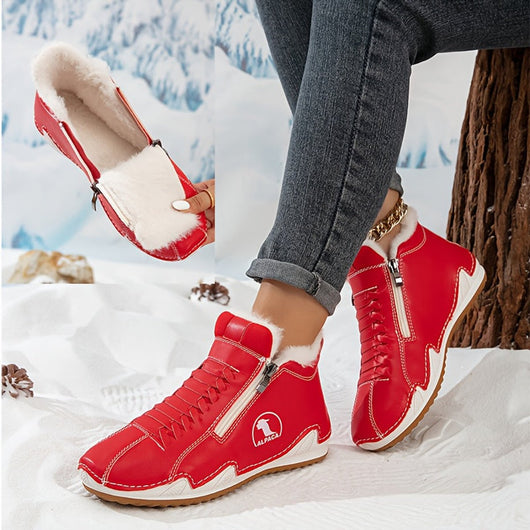 Frieda boots i konstläder