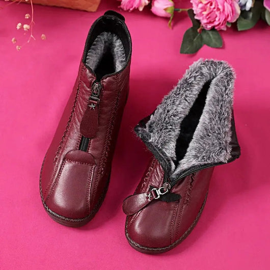 Frieda boots med dragkedja