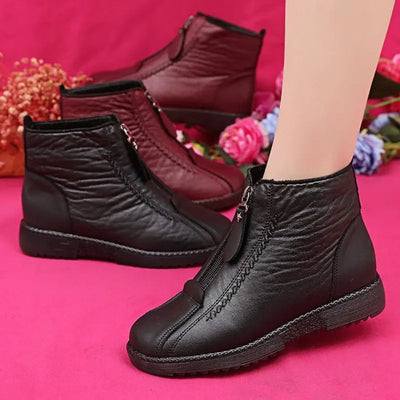 Frieda boots med dragkedja