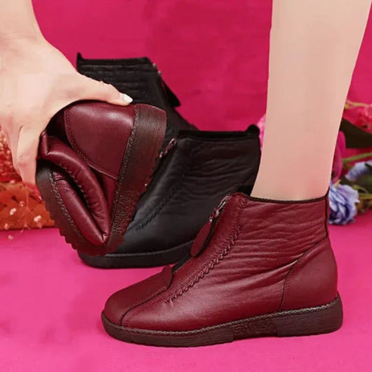 Frieda boots med dragkedja