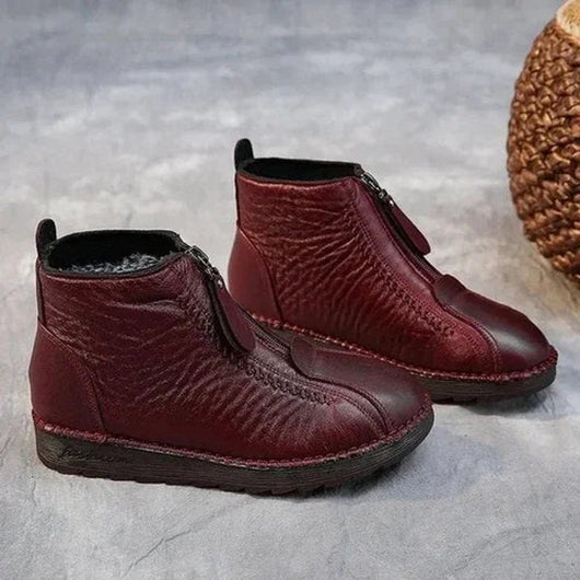 Frieda boots med dragkedja