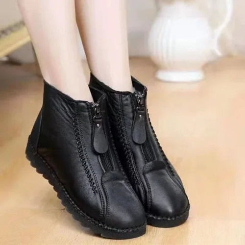 Frieda boots med dragkedja