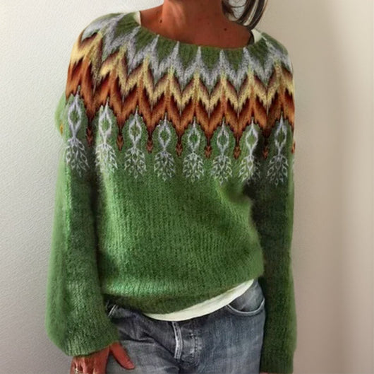 Elfriede tröja i stickat