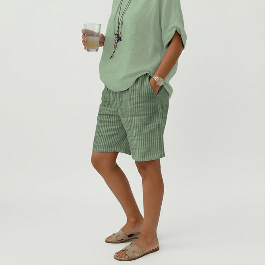 Clara shorts med fickor