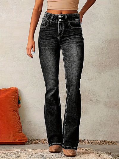 Greta jeans i denim – blå