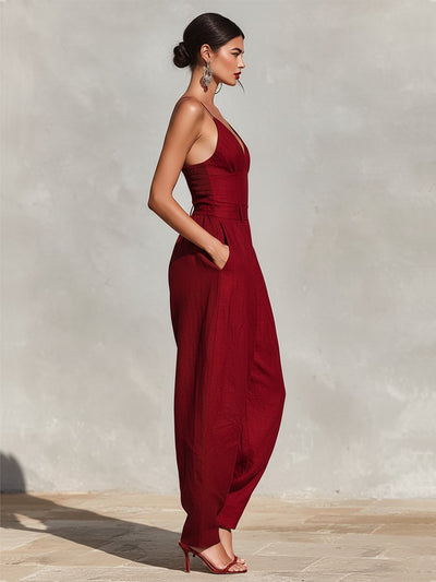 Clara jumpsuit i linne