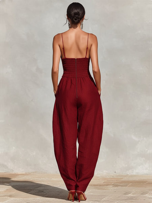 Clara jumpsuit i linne